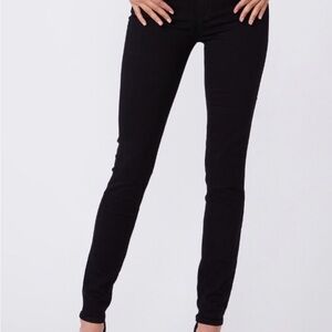 PAIGE Verdugo Ultra Skinny Black Denim Jeans Size 29